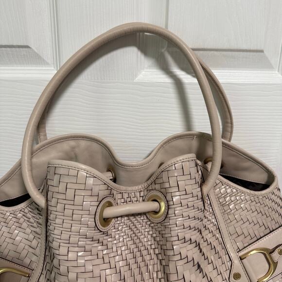 Cole Haan Genevieve Woven Denny Satchel Bag - Picture 14 of 14